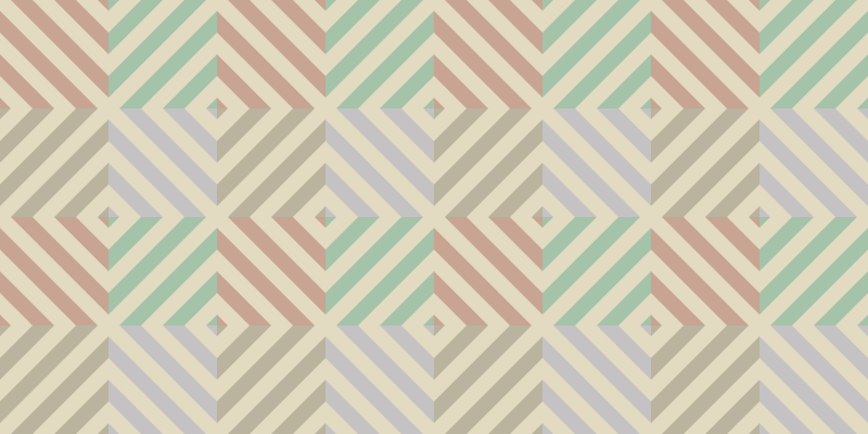 Geometric harmony geometric vinyl rug - TenStickers