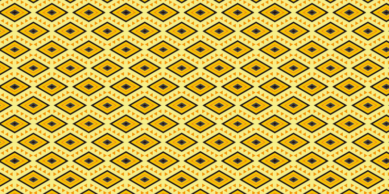 Geometric vinyl rug geometric patterned squares - TenStickers