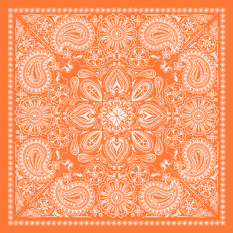 Mandala vinyl rug mandala ornament - TenStickers