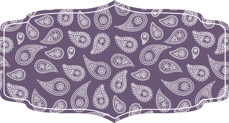 Paisley mandala vinyl rug - TenStickers