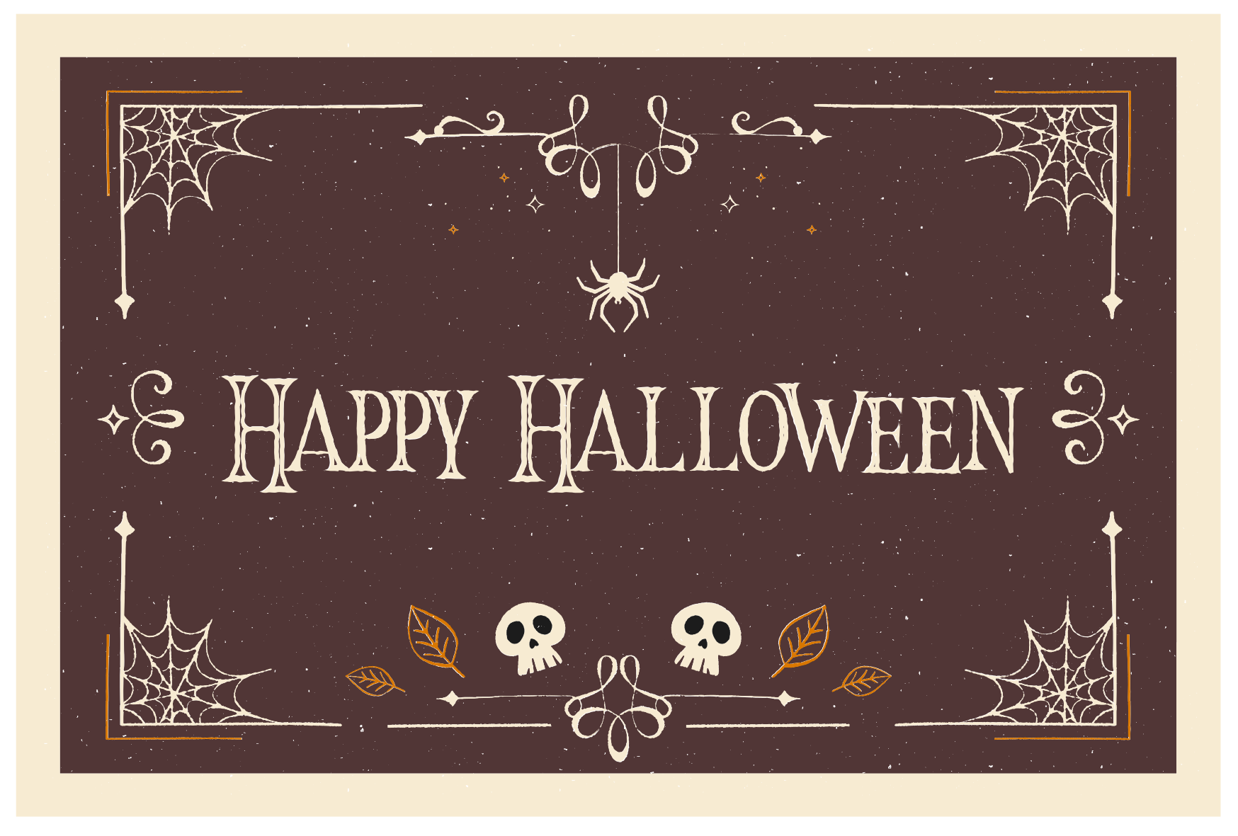 Halloween vinyl rug for spooky festivities - TenStickers
