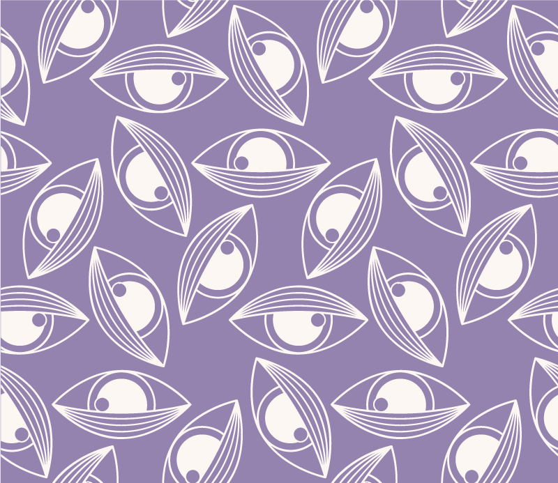 Abstract Fish Pattern animal vinyl rug - TenStickers