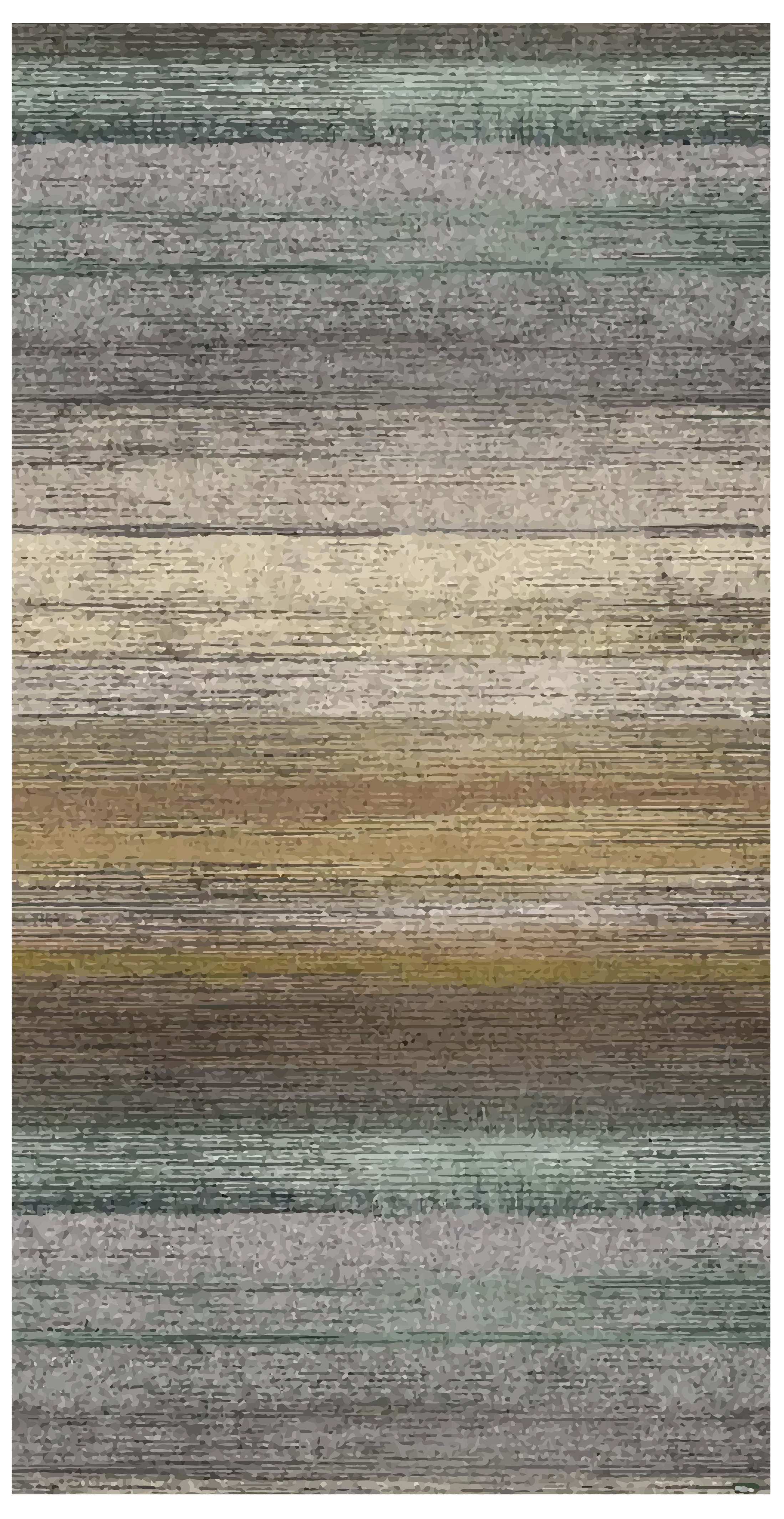 Textured vinyl rug in gradient design - TenStickers