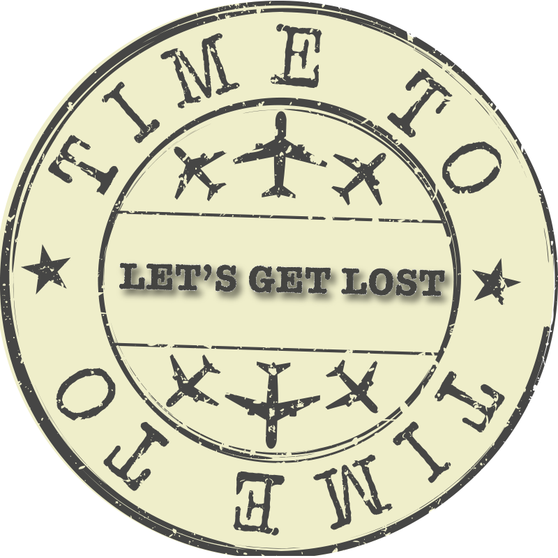 Custom rug time to get lost - TenStickers