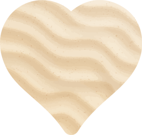 Wavy Heart Shape textured vinyl rug - TenStickers