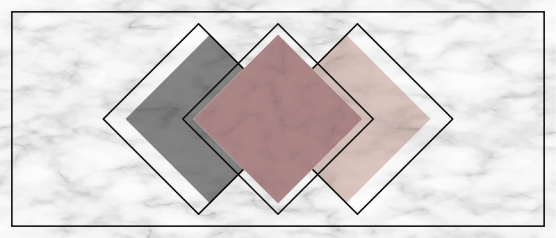 Marble vinyl rug marble geometrics - TenStickers