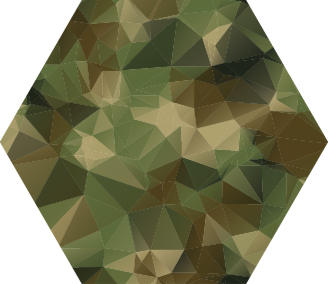 Geometric vinyl rug in hexagon pattern - TenStickers