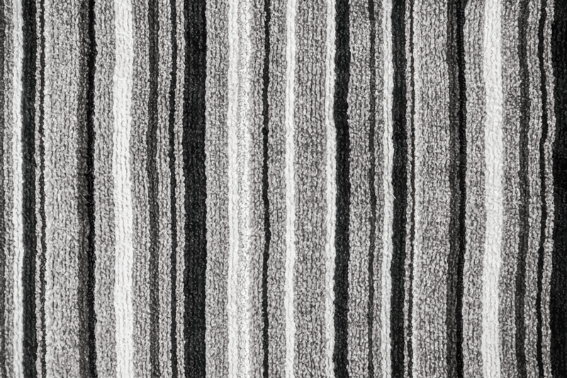 Striped Textured Finish striped vinyl rug - TenStickers
