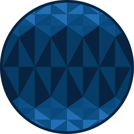 Geometric vinyl rug with circular pattern design - TenStickers