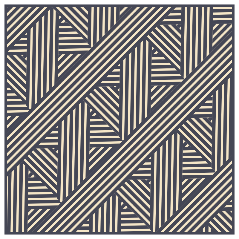 Angular Geometrics geometric vinyl rug - TenStickers