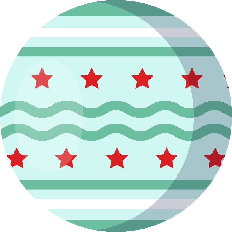 Star vinyl rug with aquatic star design - TenStickers