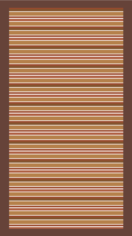 Striped vinyl rug with striped motif - TenStickers