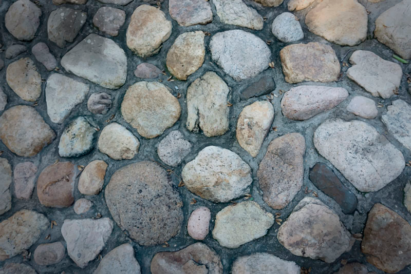 Stone effect vinyl rug pebble stone pathway - TenStickers