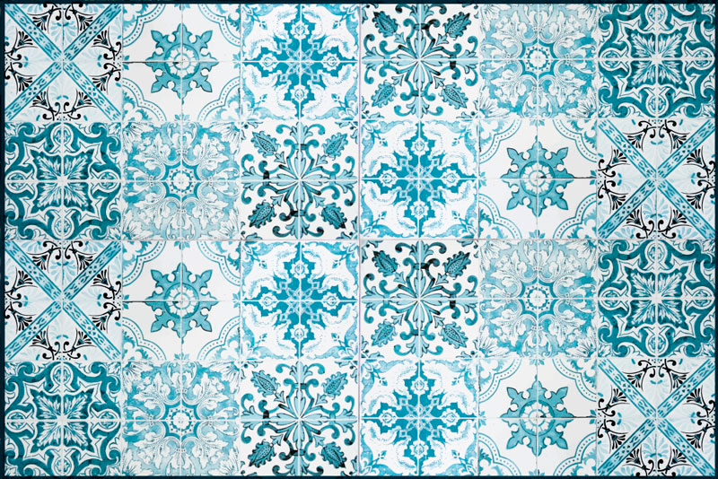 Mediterranean  tile carpet - TenStickers