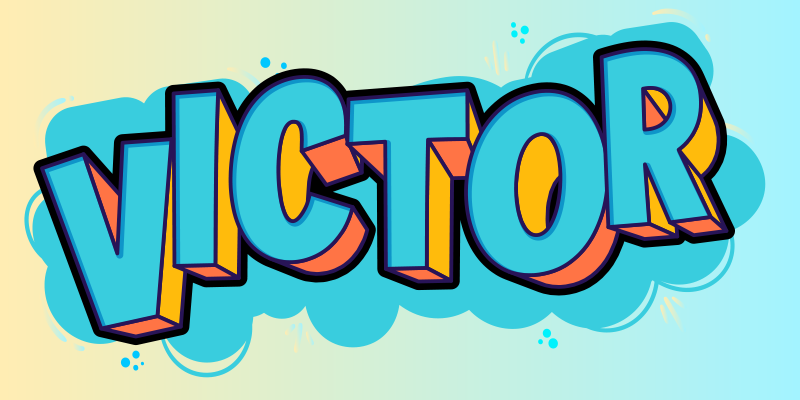 3d customizable name vinyl rug - TenStickers