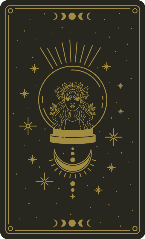 Celestial Circle mandala vinyl rug - TenStickers