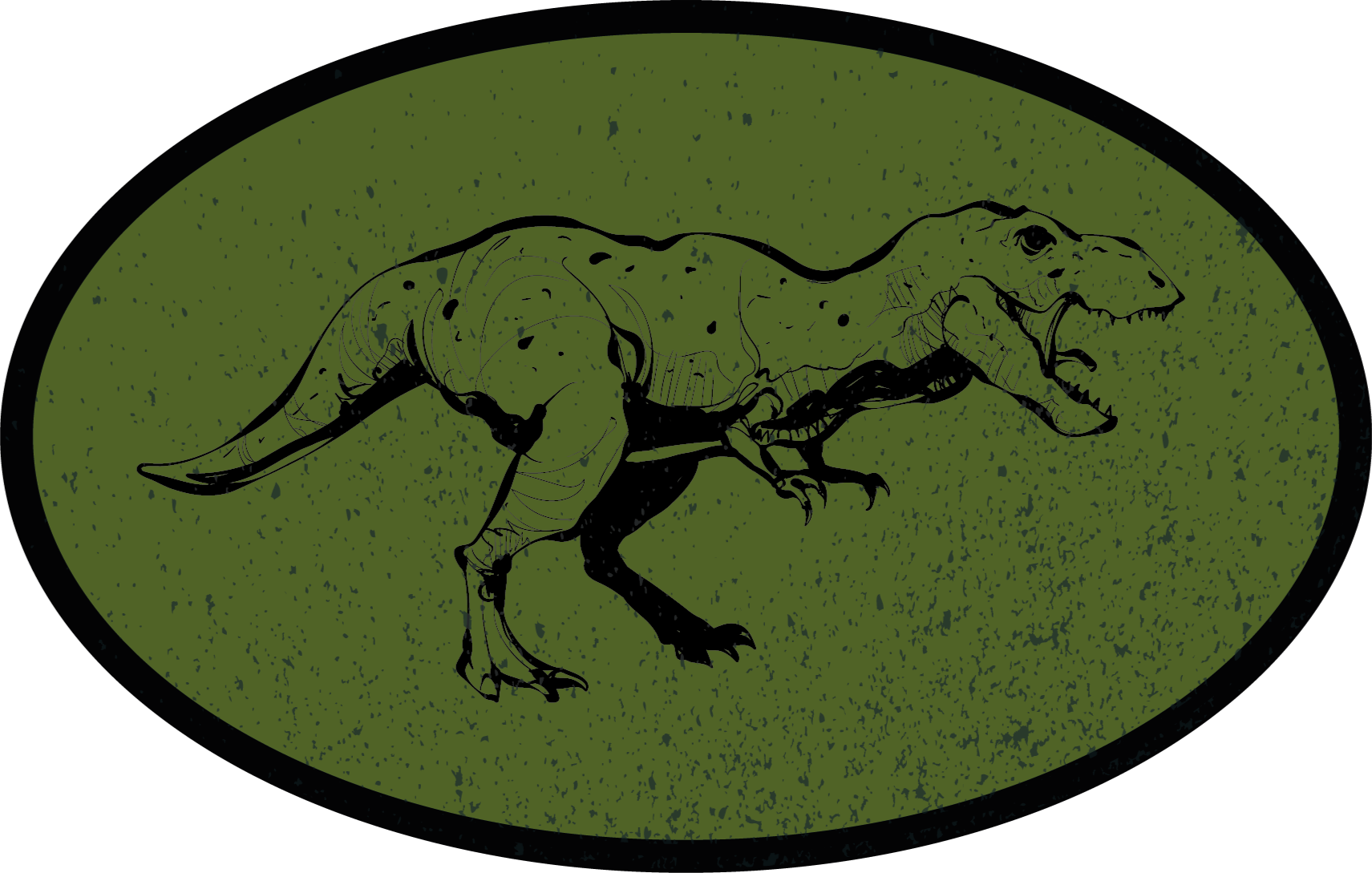 Kids vinyl rug dinosaur design - TenStickers