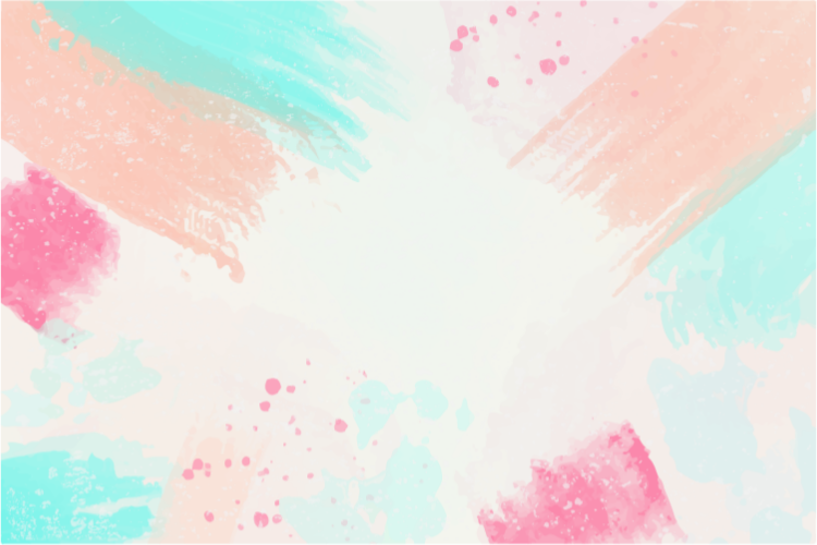 Abstract Color Splash minimal vinyl rug - TenStickers