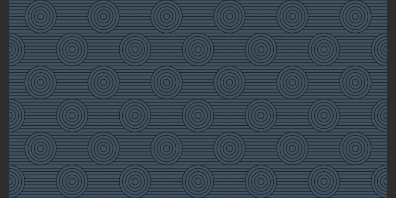 Geometric circular motifs geometric vinyl rug - TenStickers