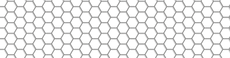 White hexagonal tiles kitchen vinyl rug - TenStickers