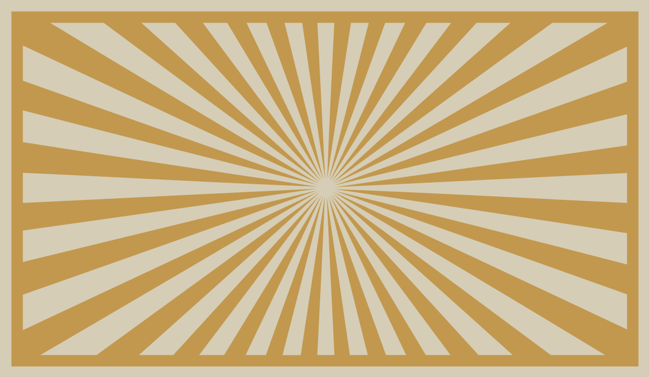 Radiant Burst Pattern geometric vinyl rug - TenStickers