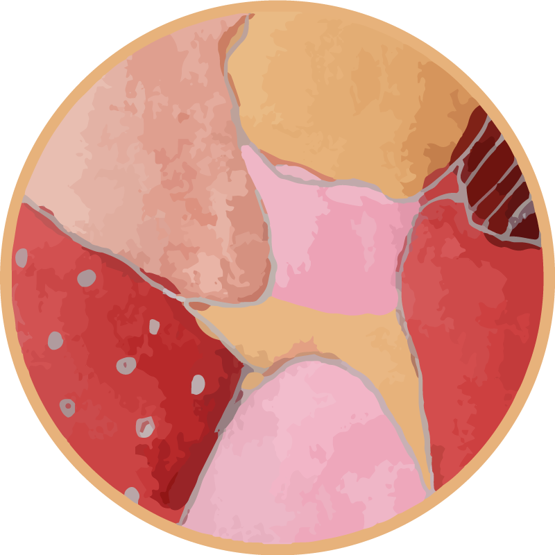 Vibrant Floral Motifs entrance hall vinyl rug - TenStickers