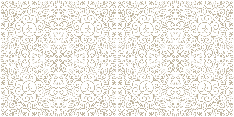 Floral outline concept kids vinyl rug - TenStickers