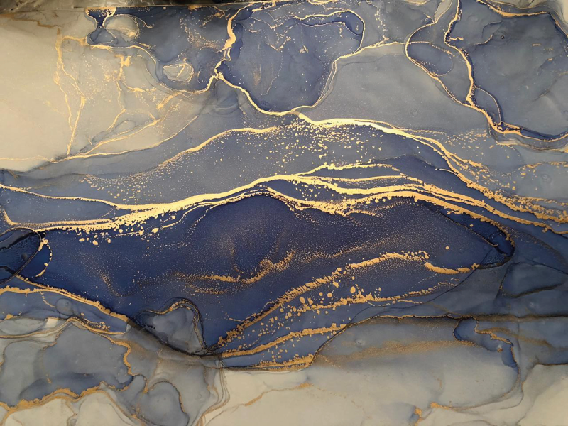 Elegant classic veins marble vinyl rug - TenStickers