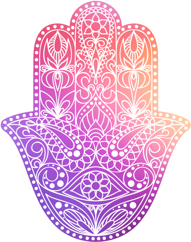 MANDALA HAND DESIGN mandala vinyl rug - TenStickers
