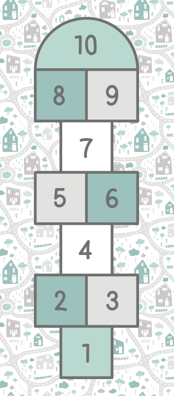 Play Ground design for kids game mat - TenStickers