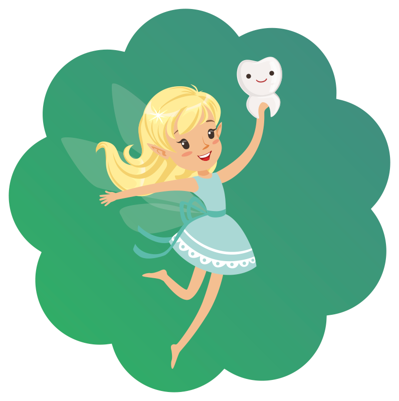 Tooth Fairy Fantasy kids vinyl rug - TenStickers