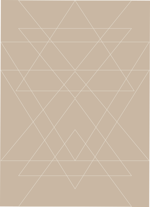 Geometric Patterned Mat modern vinyl rug - TenStickers