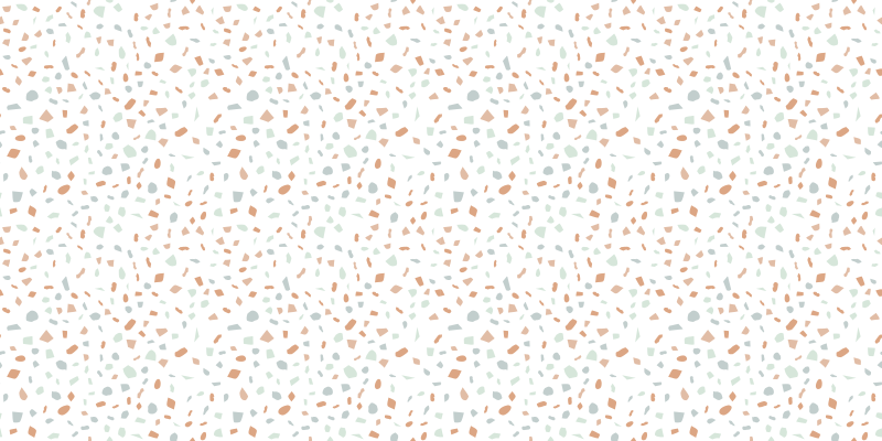 Terrazo candy tile kitchen vinyl rug - TenStickers