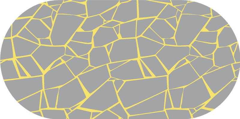 Cracked Grey Structure bathroom vinyl rug - TenStickers