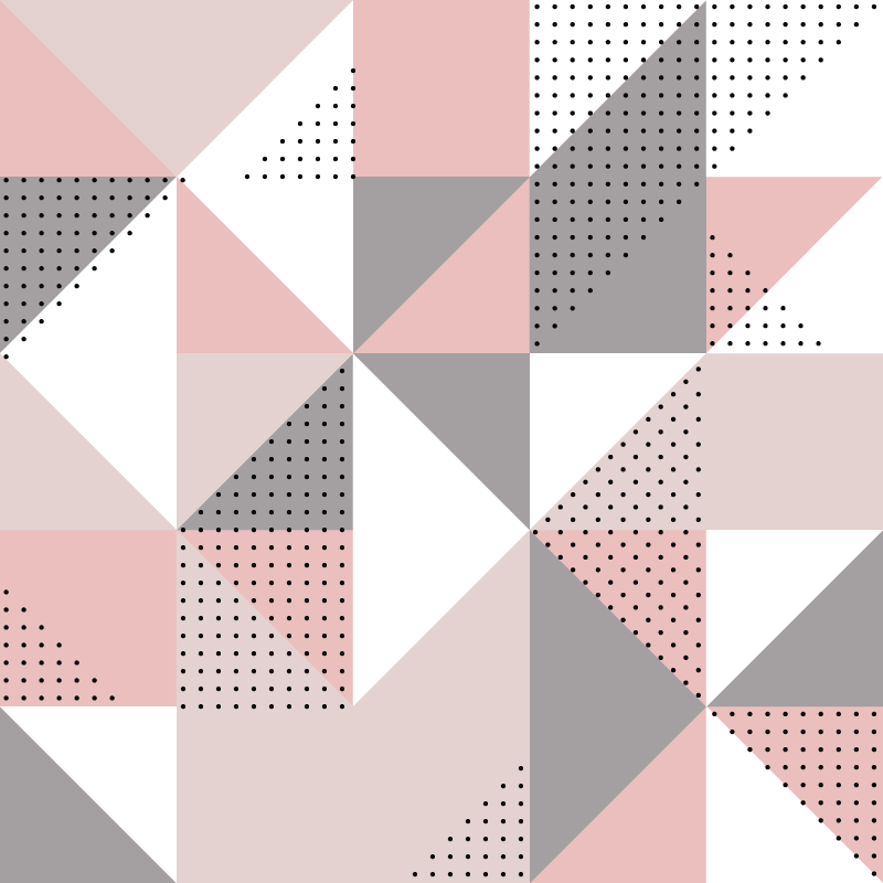 Triangular Color Segments geometric vinyl rug - TenStickers