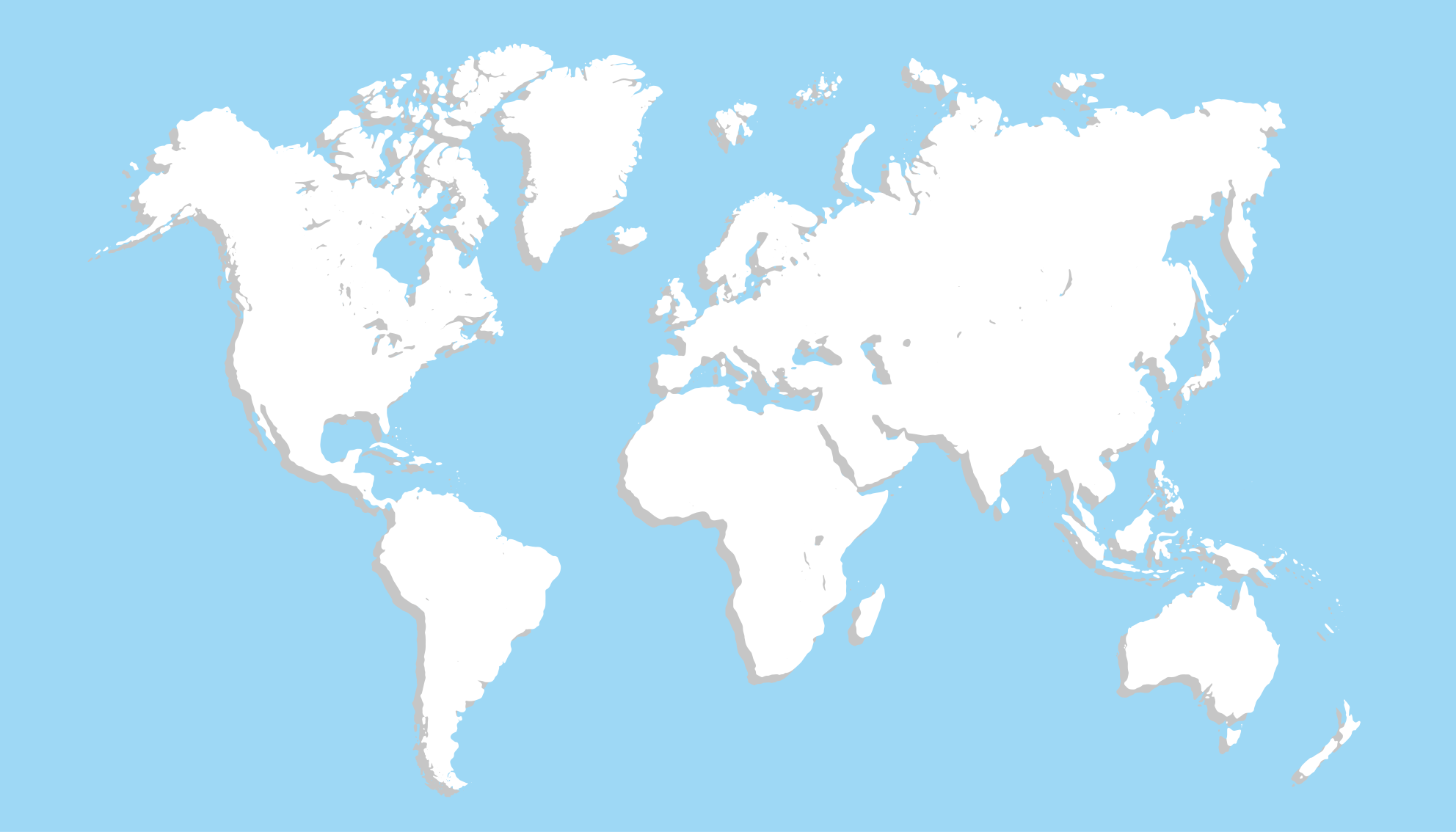 World map vinyl rug global map - TenStickers