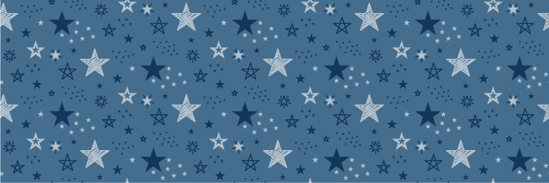 Starry Night Sky star vinyl rug - TenStickers