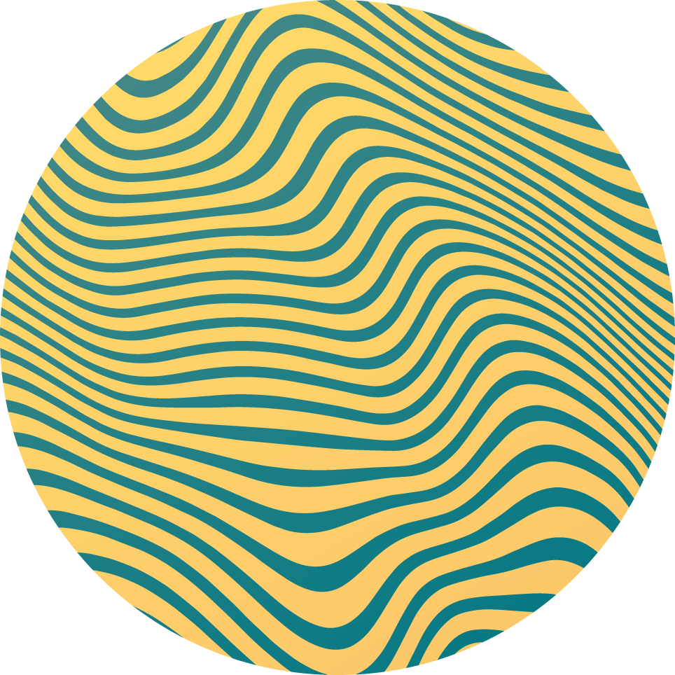 Curvy Line Concept striped vinyl rug - TenStickers