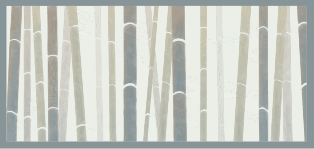 Bamboo Grove Pattern nature vinyl rug - TenStickers