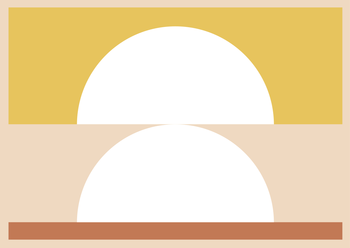 Circular minimalism minimal vinyl rug - TenStickers