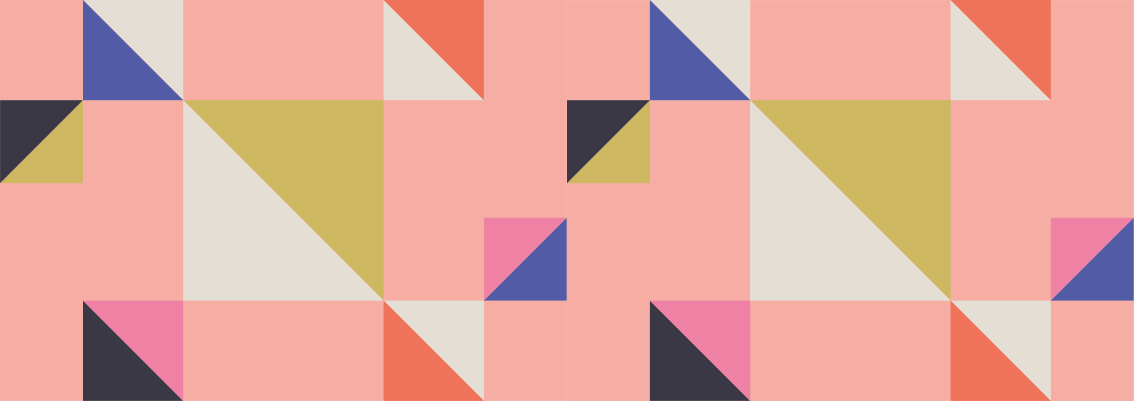 Modern triangles geometric vinyl rug - TenStickers