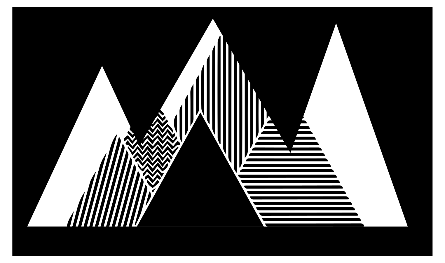 Stylish Zigzag Pattern geometric vinyl rug - TenStickers