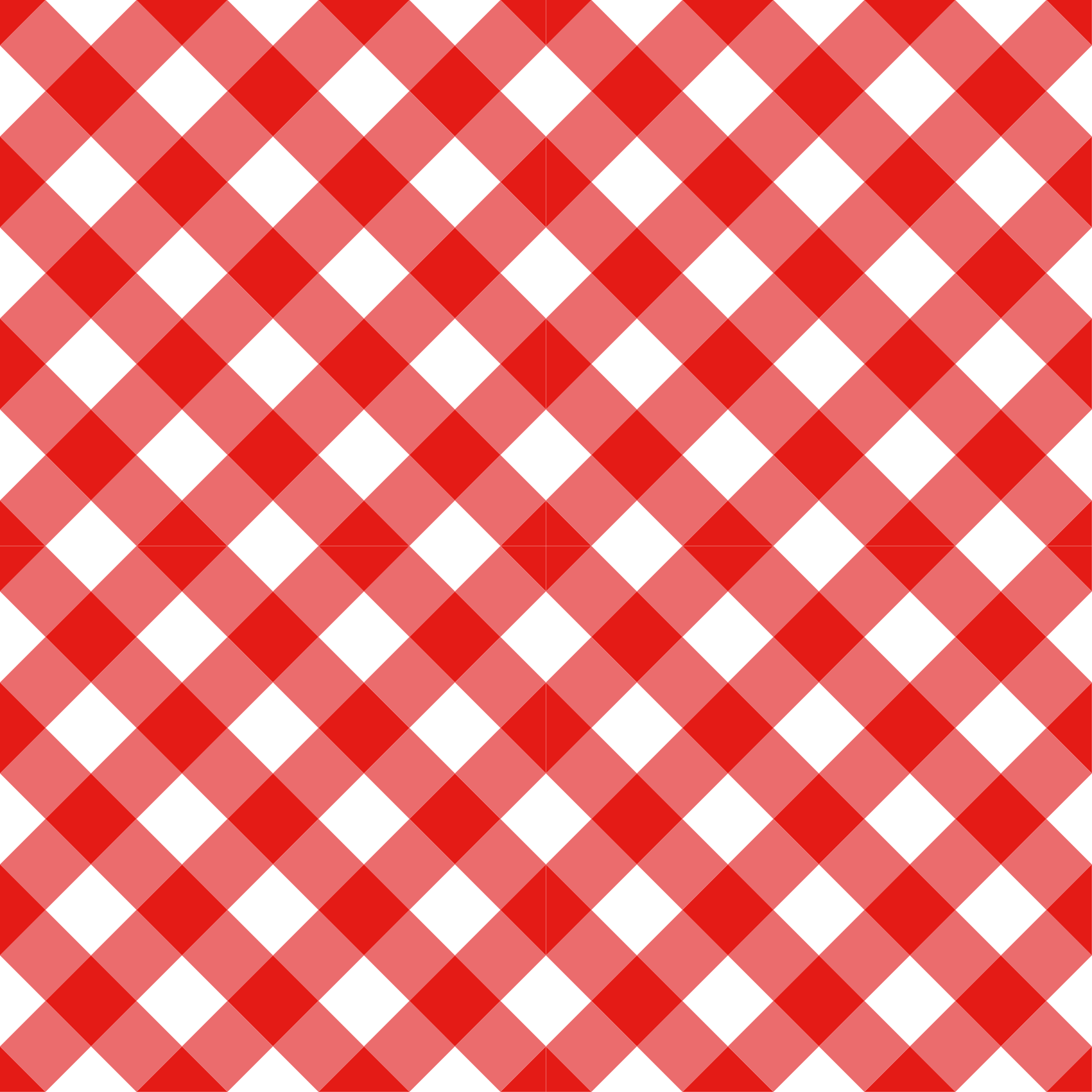 Crimson Checked Motif striped vinyl rug - TenStickers