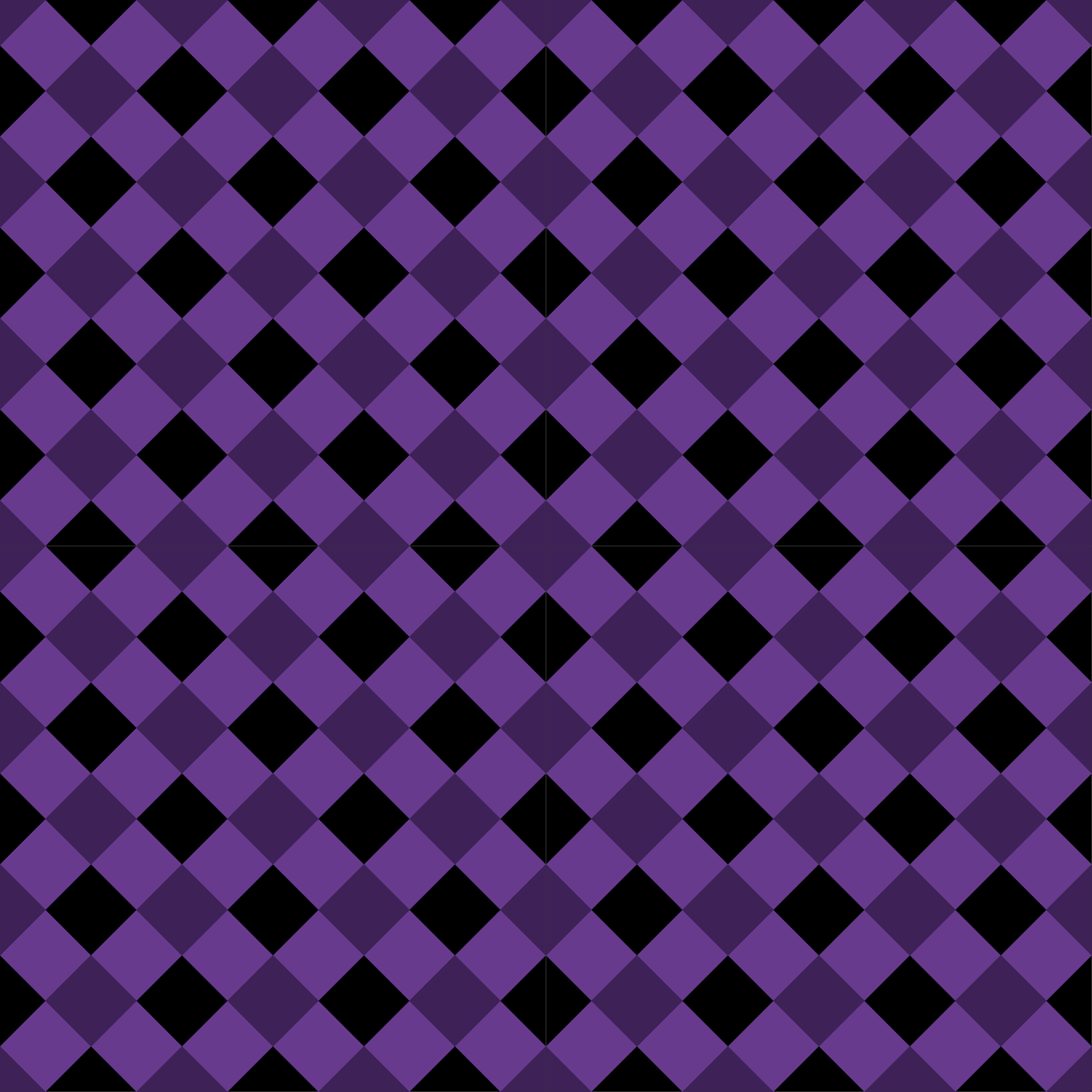 Purple Checker Pattern geometric vinyl rug - TenStickers
