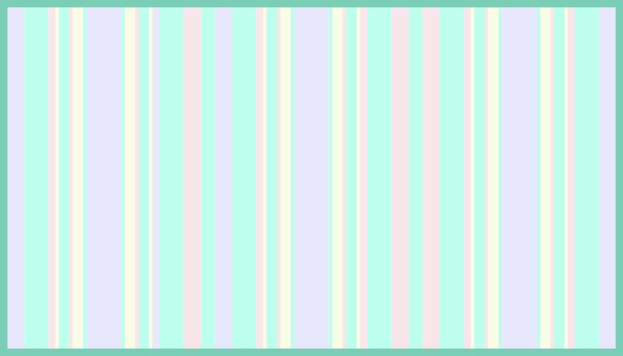 Pastel lines pattern striped vinyl rug - TenStickers