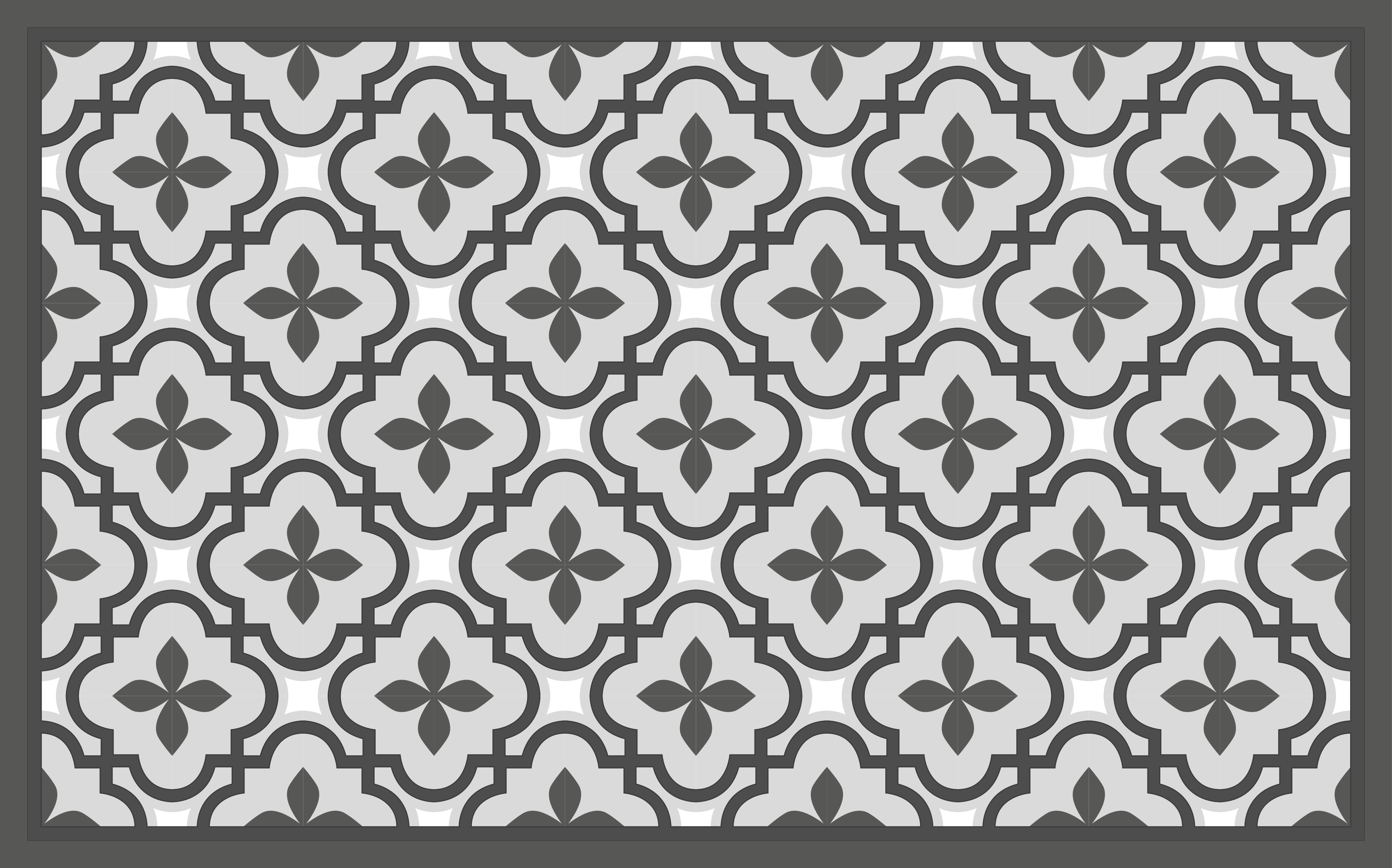 Timeless Botanical Arrangement tile vinyl rug - TenStickers