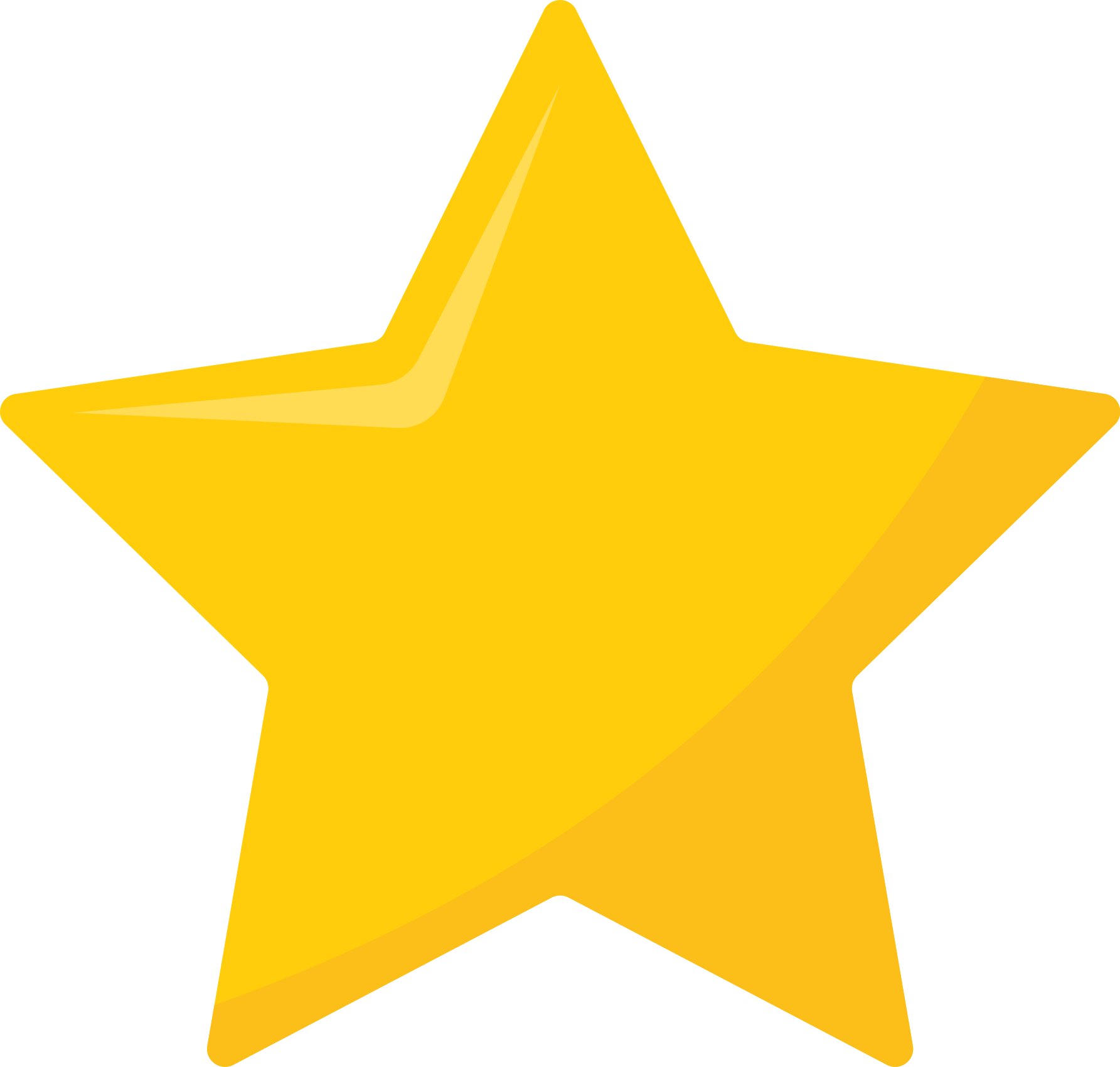 Yellow classic star vinyl rug - TenStickers