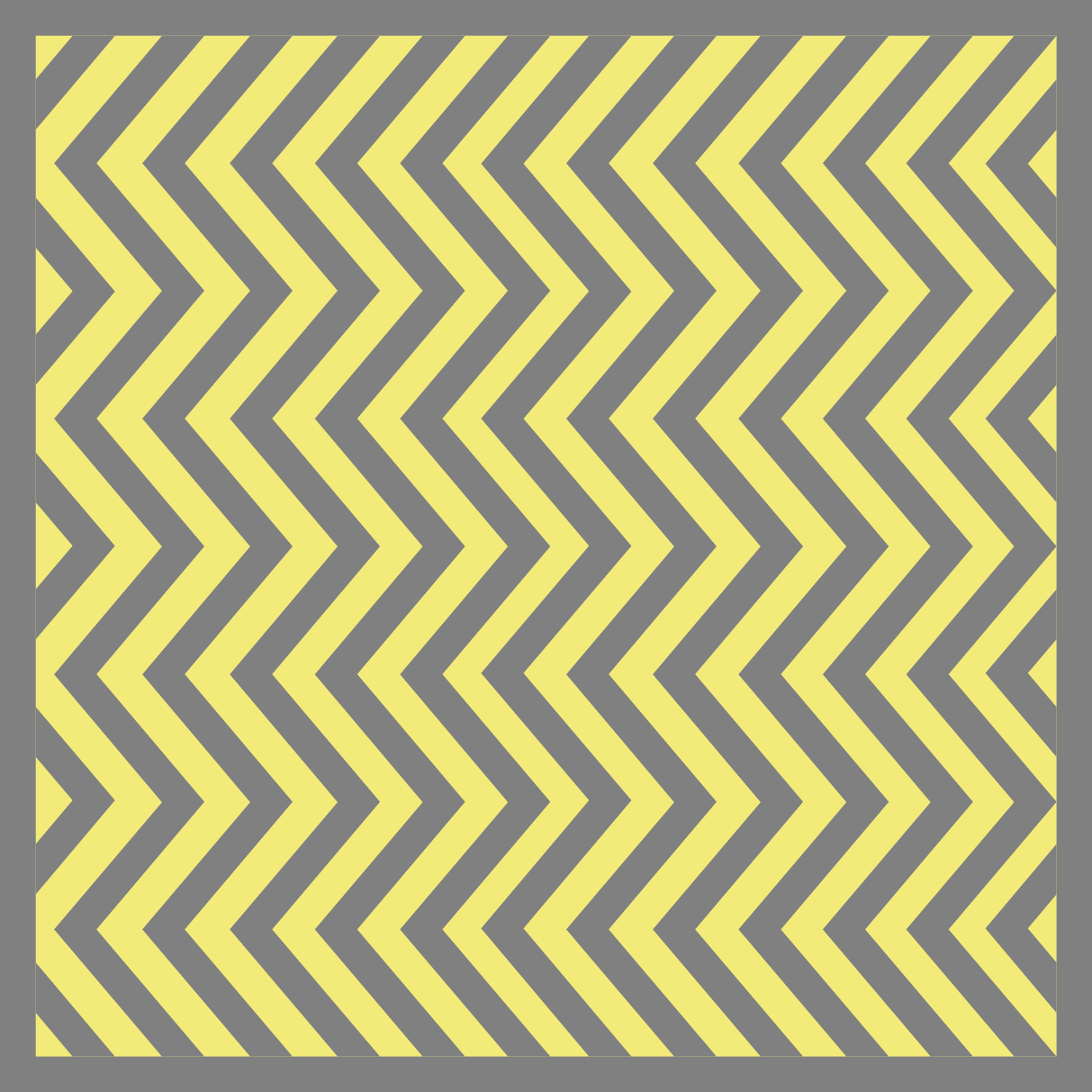Chevron Pattern Yellow striped vinyl rug - TenStickers