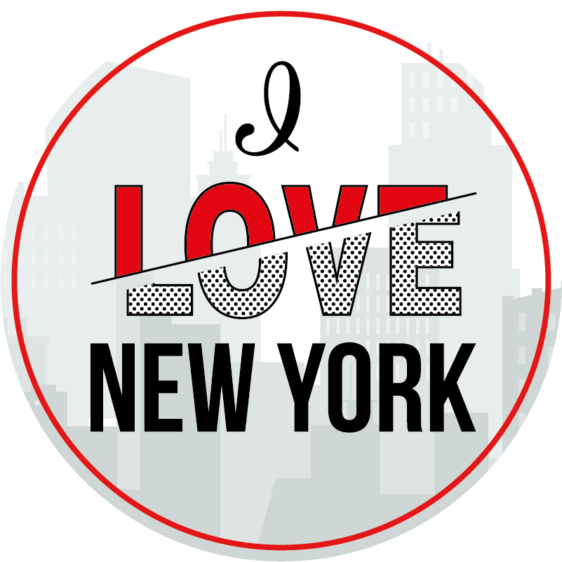I LOVE NEW YORK custom rug - TenStickers