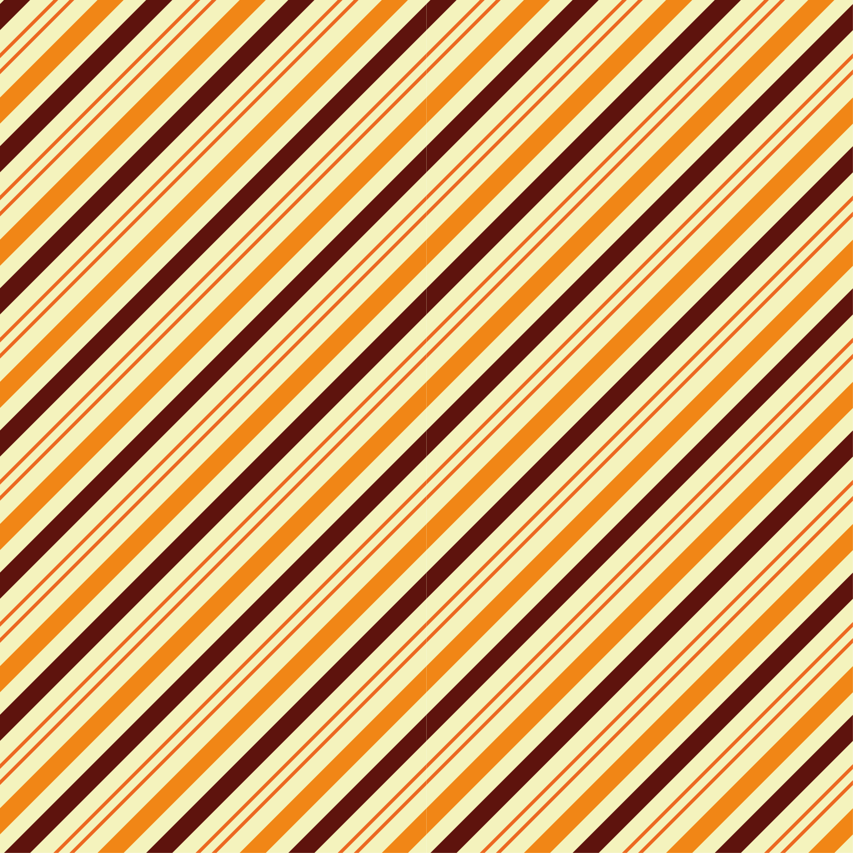 Banded Warm Tones striped vinyl rug - TenStickers